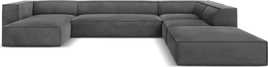 Šedá rohová pohovka (pravý roh) Madame – Windsor & Co Sofas Windsor & Co Sofas