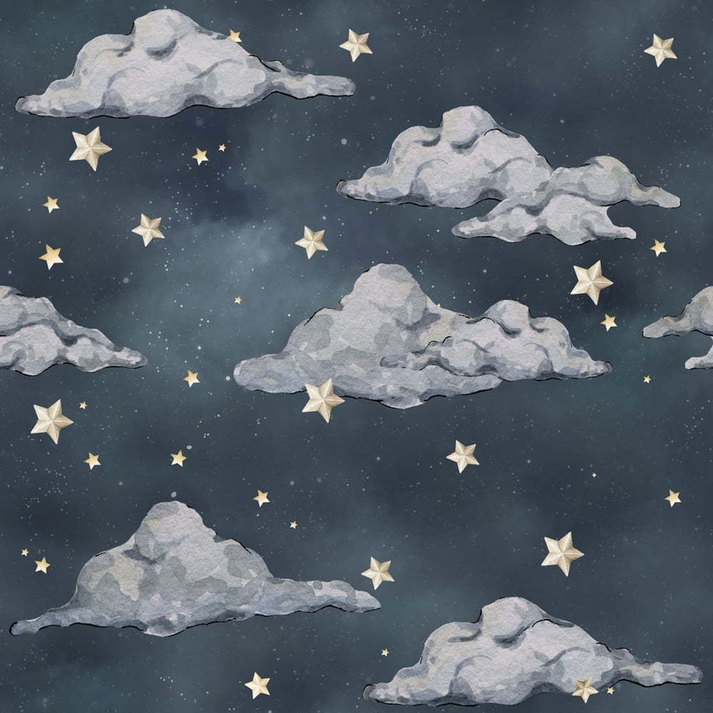 Dětská tapeta 50x280 cm Magic Night Sky – Dekornik Dekornik