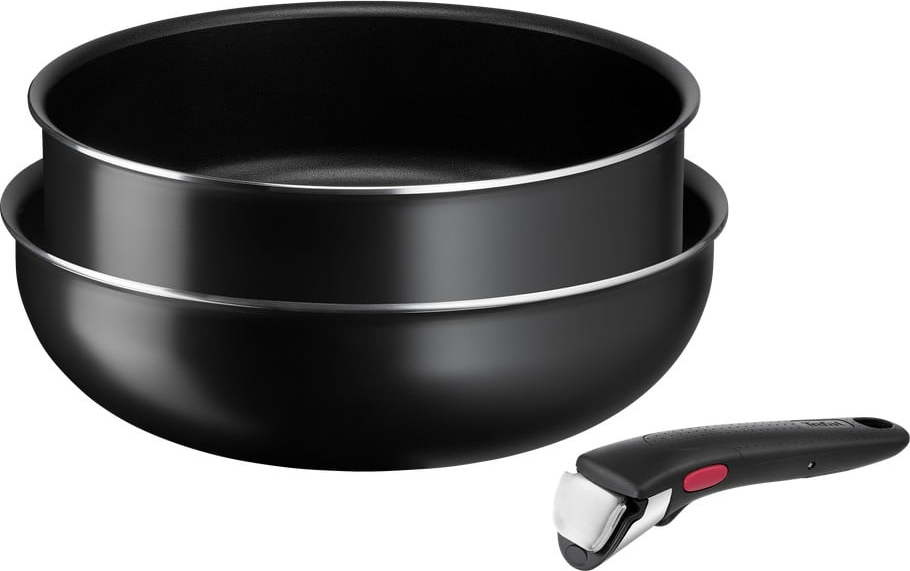 Hliníková sada nádobí 3 ks Ingenio Easy Cook & Clean Black – Tefal Tefal