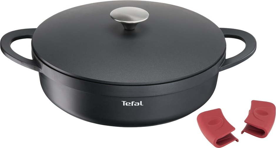 Hliníkový hrnec s pokličkou s nepřilnavým povrchem na indukci 4.3 l Trattoria – Tefal Tefal