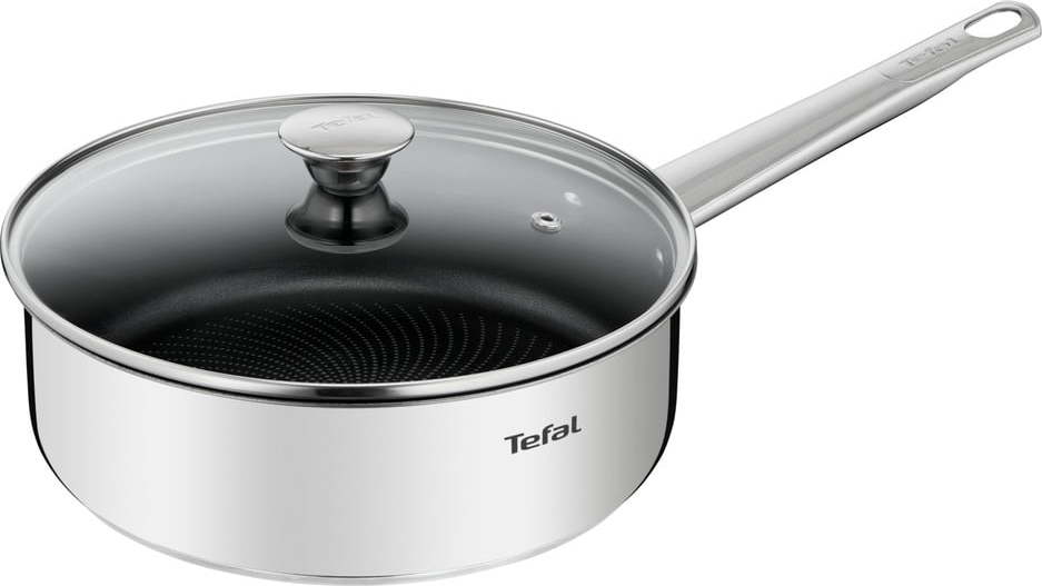 Nerezová pánev s poklicí ø 24 cm Cook Eat – Tefal Tefal