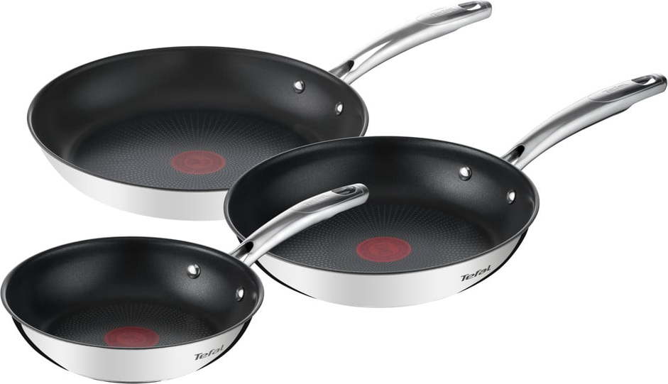 Nerezové pánve 3 ks Duetto+ – Tefal Tefal