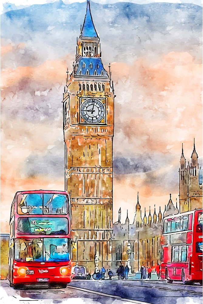 Obraz 60x90 cm London – Fedkolor Fedkolor