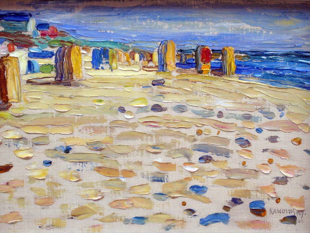 Obraz - reprodukce 40x30 cm Holland - Beach Chairs