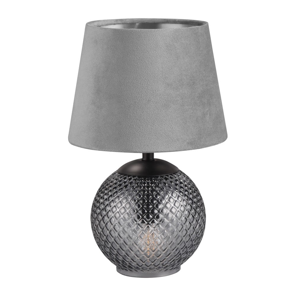 Šedá stolní lampa (výška 29 cm) Jonna – Trio TRIO