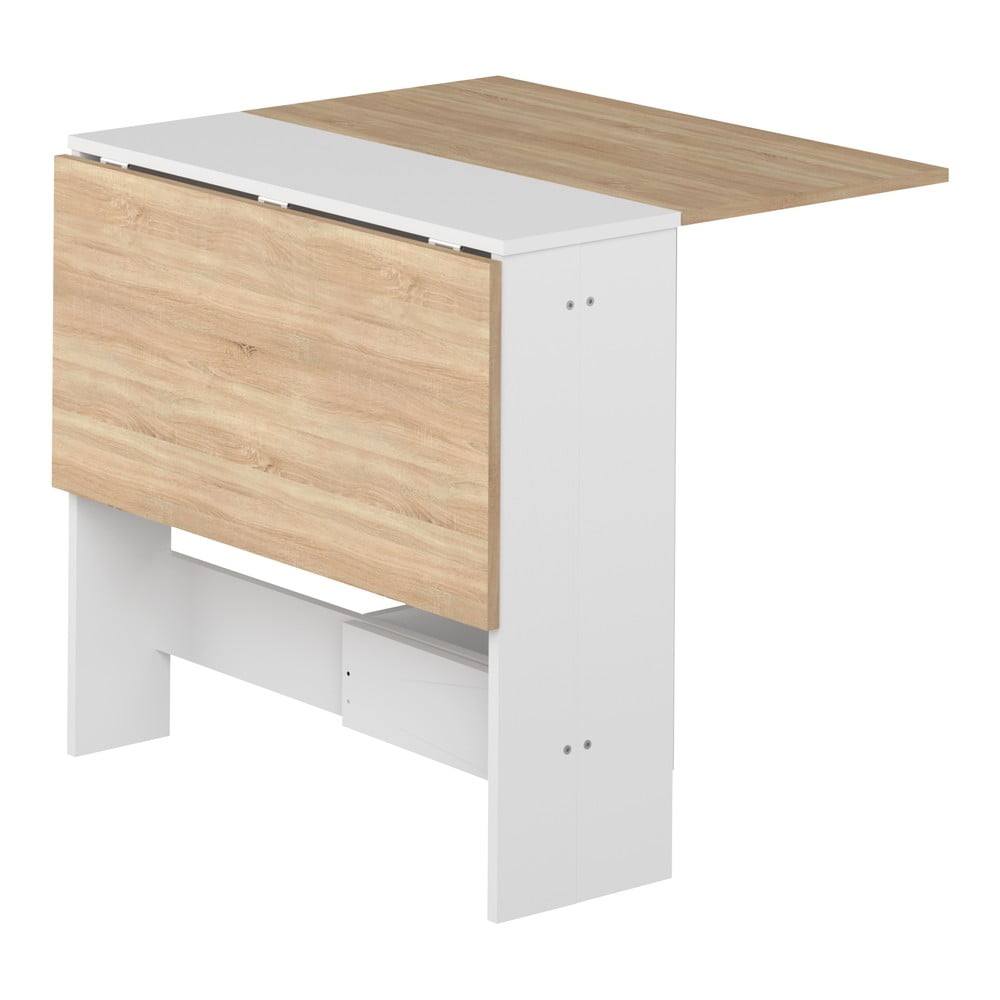 Rozkládací jídelní stůl s deskou v dekoru dubu 76x28 cm Papillon – TemaHome TemaHome