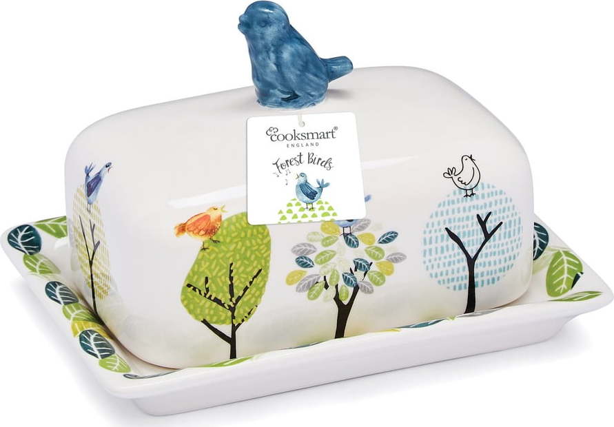 Keramická máslenka Forest Birds – Cooksmart ® Cooksmart