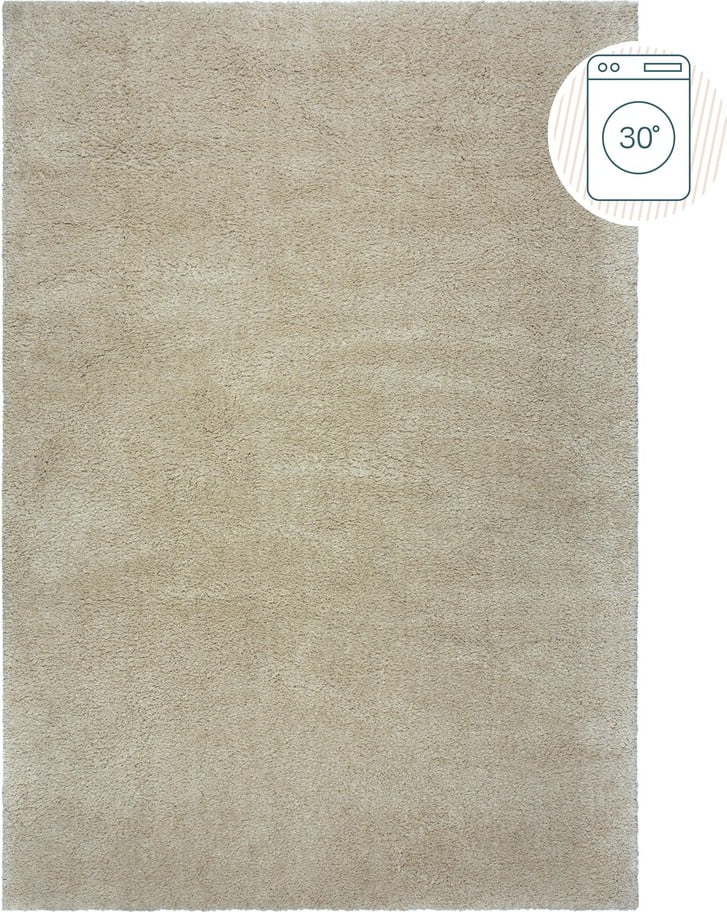 Béžový pratelný koberec z recyklovaných vláken 80x150 cm Fluffy – Flair Rugs Flair Rugs