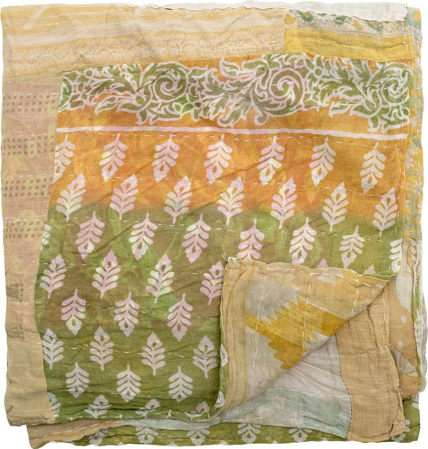 Deka z recyklované bavlny 130x150 cm Sari – Bloomingville Bloomingville
