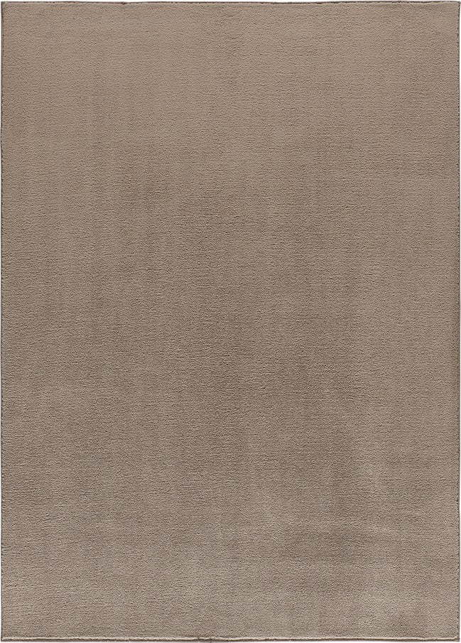 Hnědý koberec z mikrovlákna 80x150 cm Coraline Liso – Universal Universal
