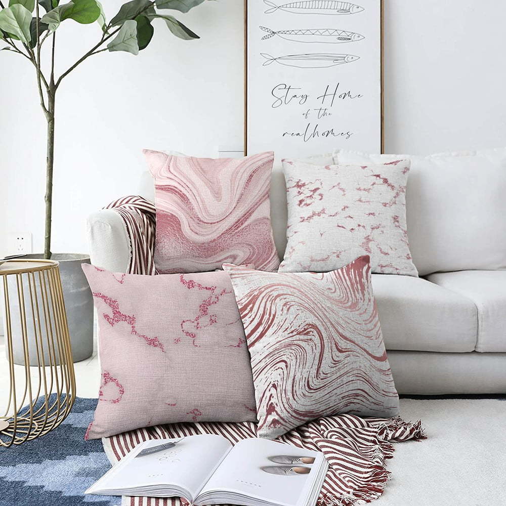 Sada 4 povlaků na polštáře Minimalist Cushion Covers Jude