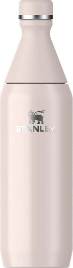 Světle růžová nerezová lahev 600 ml All Day Slim – Stanley Stanley