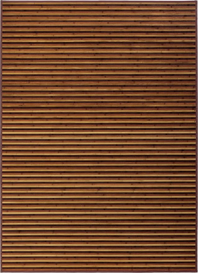 Bambusový koberec v hnědo-hořčicové barvě 180x250 cm – Casa Selección Casa Selección