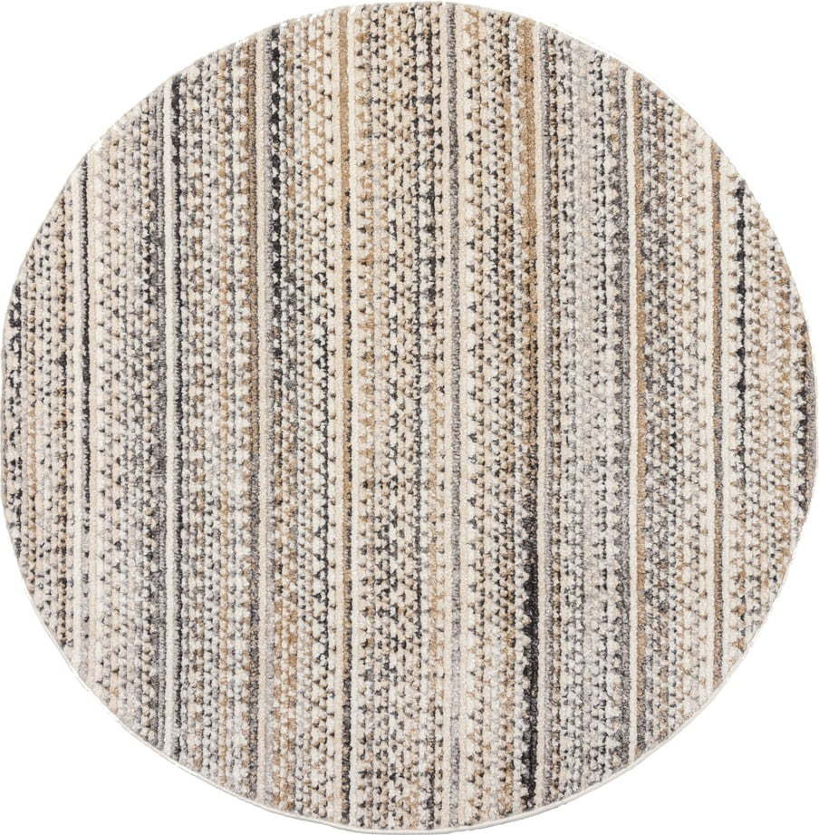 Béžový kulatý koberec 160x160 cm Camino – Flair Rugs Flair Rugs
