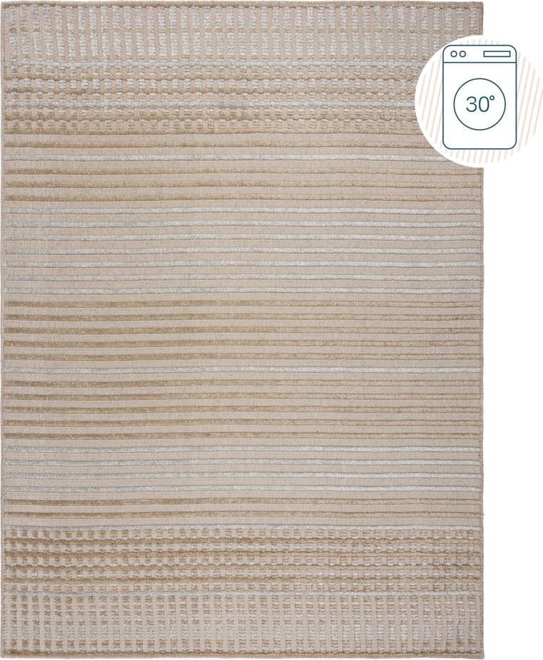 Béžový pratelný koberec z žinylky 200x320 cm Elton – Flair Rugs Flair Rugs