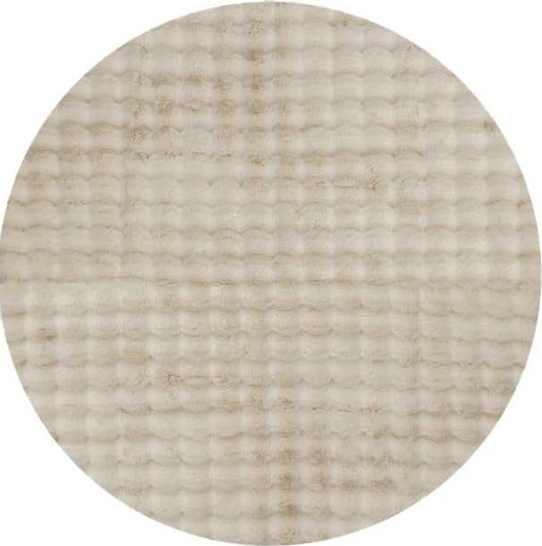 Béžový pratelný kulatý koberec ø 100 cm Bubble Cream – Mila Home Mila Home