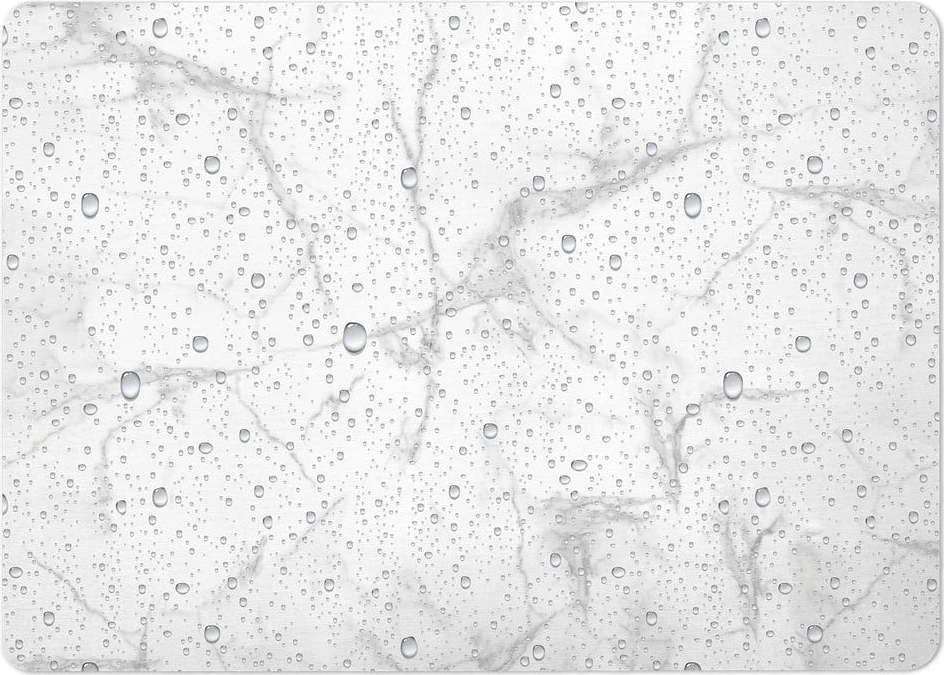 Bílo-šedá koupelnová předložka z křemeliny 50x70 cm Aqua – douceur d'intérieur Douceur d intérieur