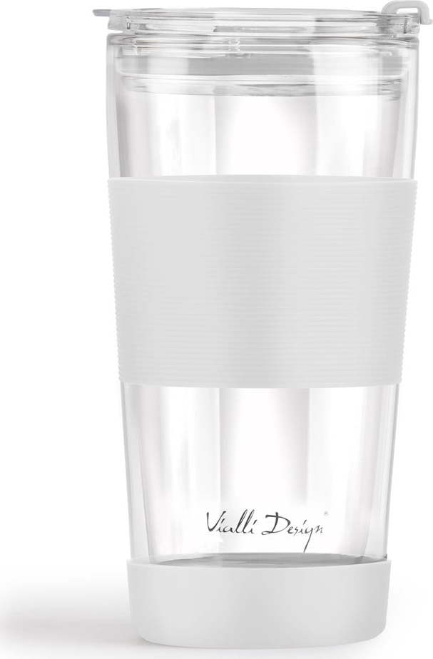 Bílý termo hrnek 600 ml Fuori – Vialli Design Vialli Design