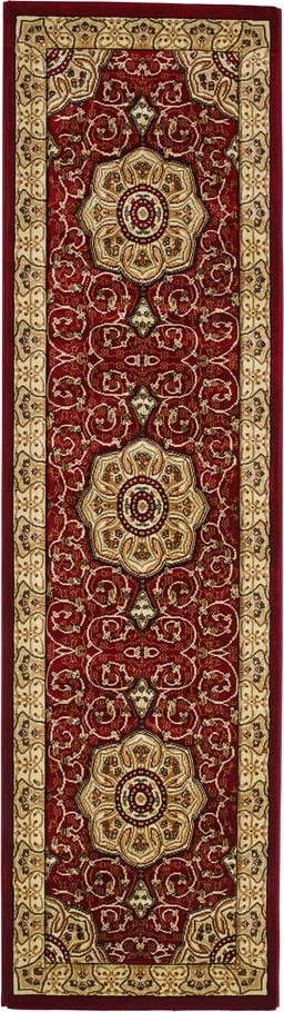 Červený běhoun 67x240 cm Heritage – Think Rugs Think Rugs