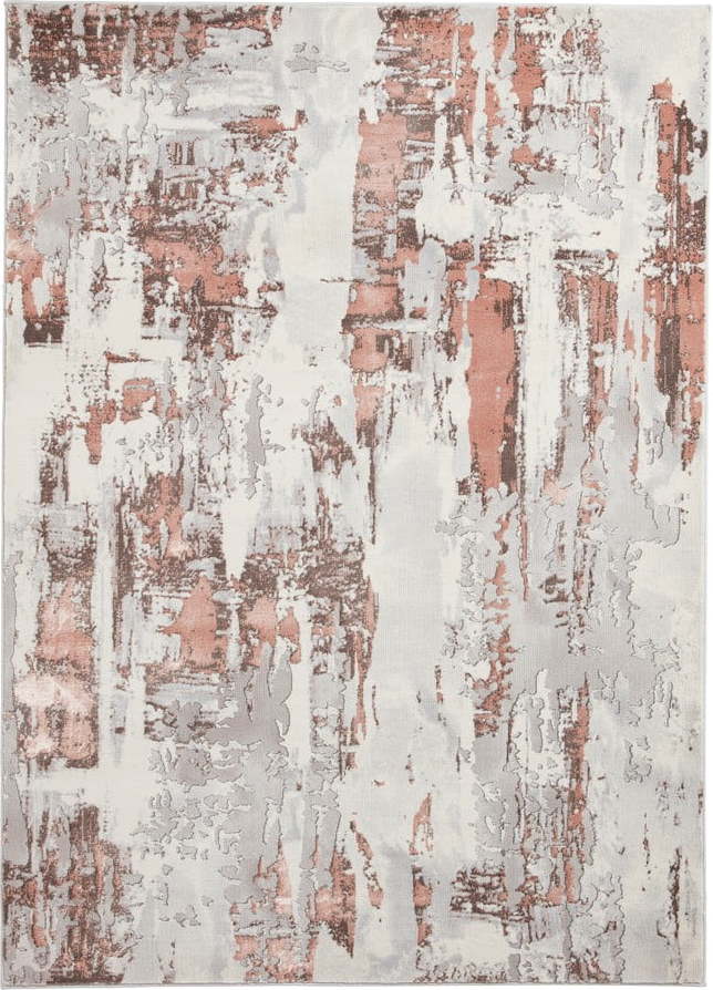 Růžovo-světle šedý koberec 80x150 cm Apollo – Think Rugs Think Rugs