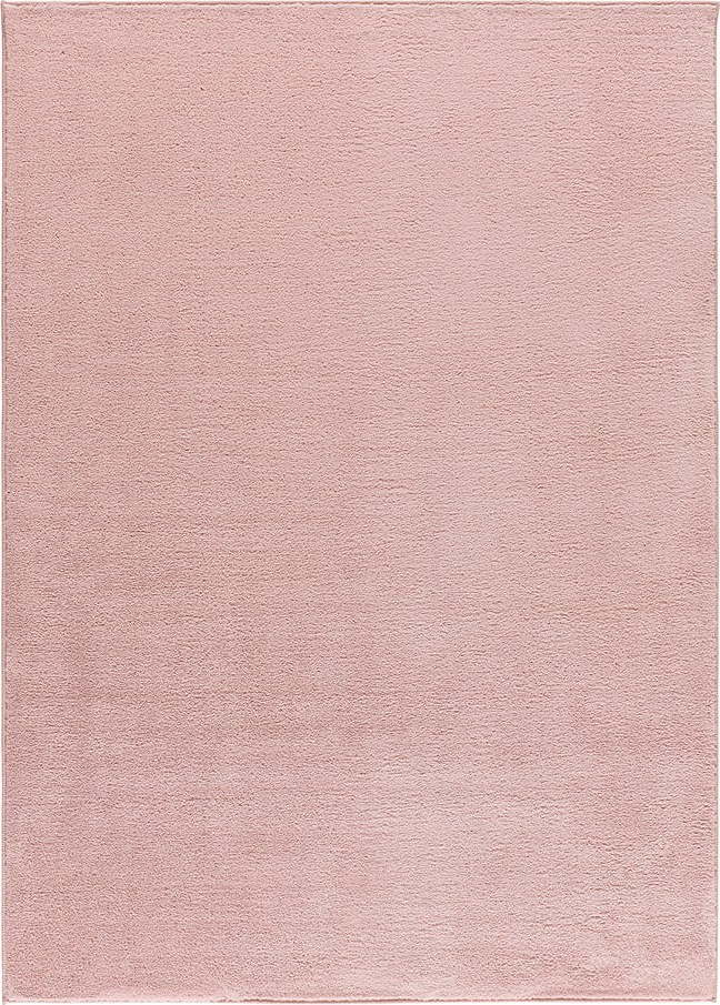 Růžový koberec z mikrovlákna 80x150 cm Coraline Liso – Universal Universal