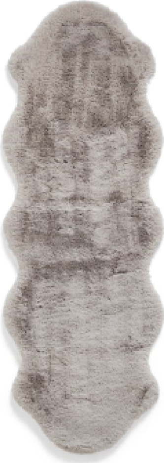 Světle šedý syntetický běhoun 60x180 cm Super Teddy – Think Rugs Think Rugs