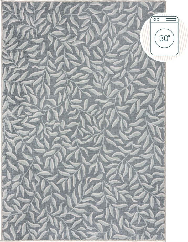Světle zelený pratelný koberec s příměsí recyklovaných vláken 120x170 cm Wallace – Flair Rugs Flair Rugs