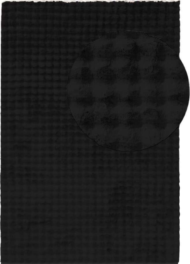 Černý pratelný koberec 200x290 cm Bubble Black – Mila Home Mila Home