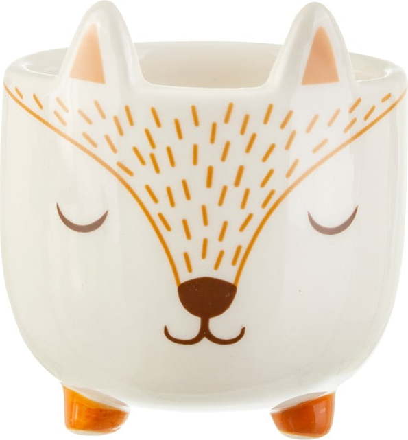 Kamenný obal na květináč ø 7 cm Woodland Fox – Sass & Belle Sass & Belle