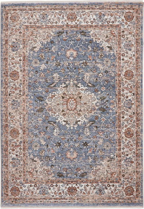 Modro-béžový běhoun 80x300 cm Vintage – Think Rugs Think Rugs