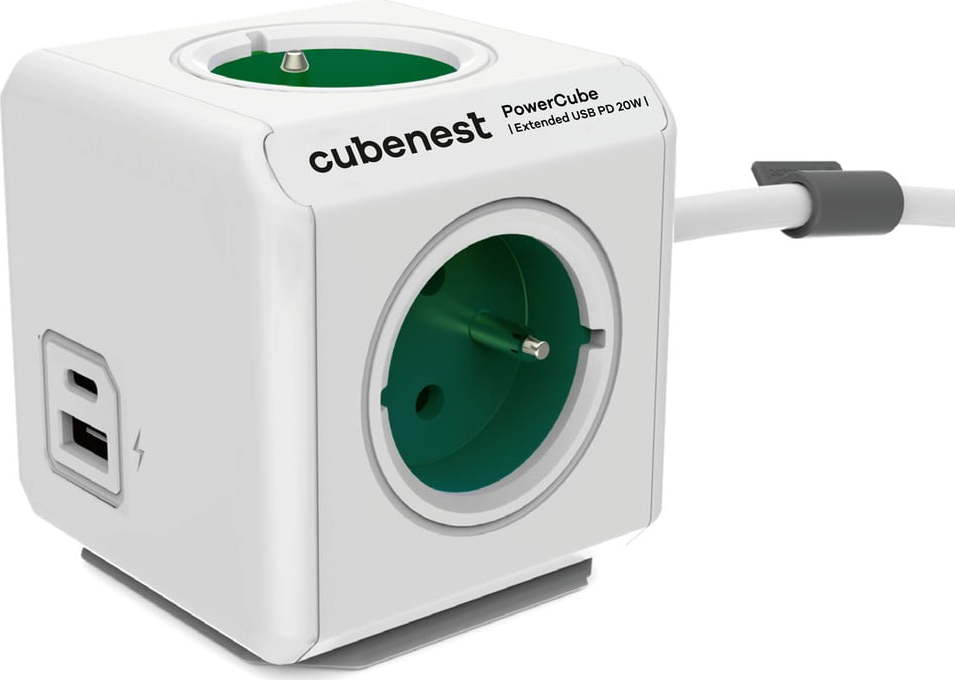 Rozbočovací zásuvka PowerCube Extended USB – Cubenest CubeNest