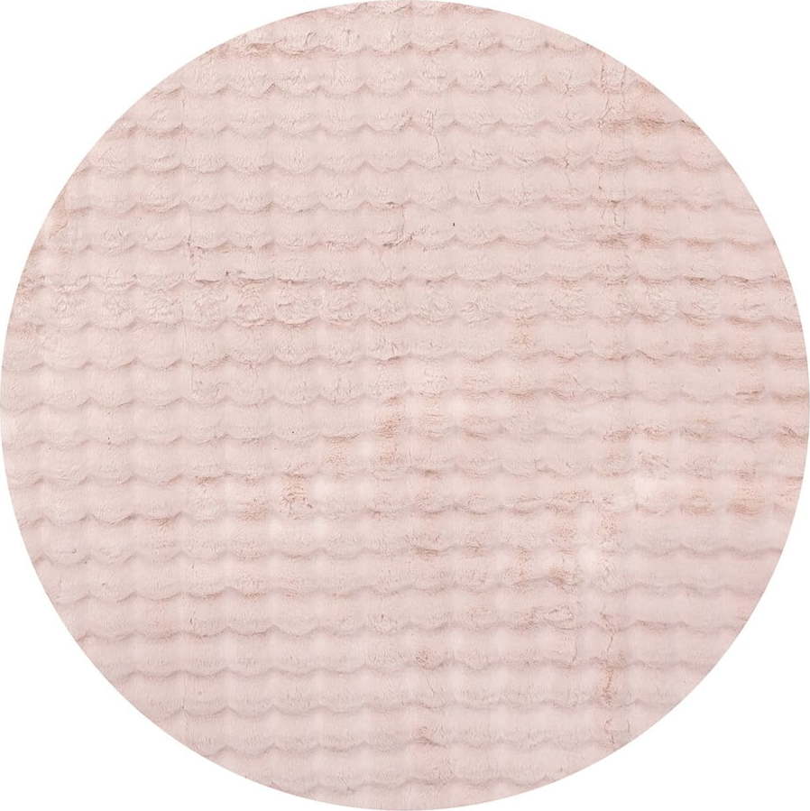 Růžový pratelný kulatý koberec ø 120 cm Bubble Pink – Mila Home Mila Home