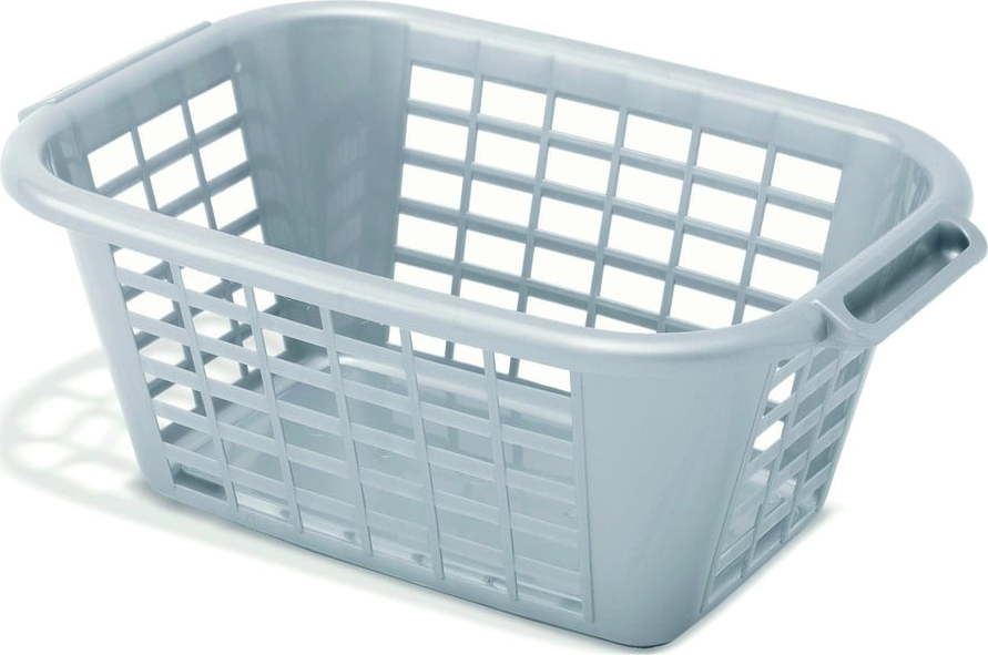 Šedý koš na prádlo Addis Rect Laundry Basket