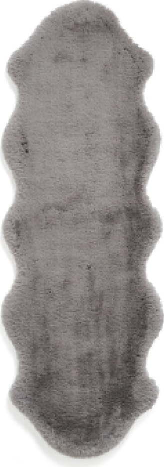 Šedý syntetický běhoun 60x180 cm Super Teddy – Think Rugs Think Rugs