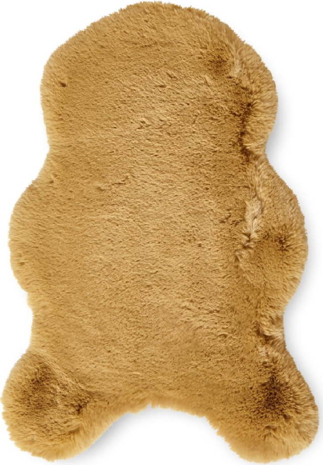 Syntetická kožešina v hořčicové barvě 60x90 cm Super Teddy – Think Rugs Think Rugs