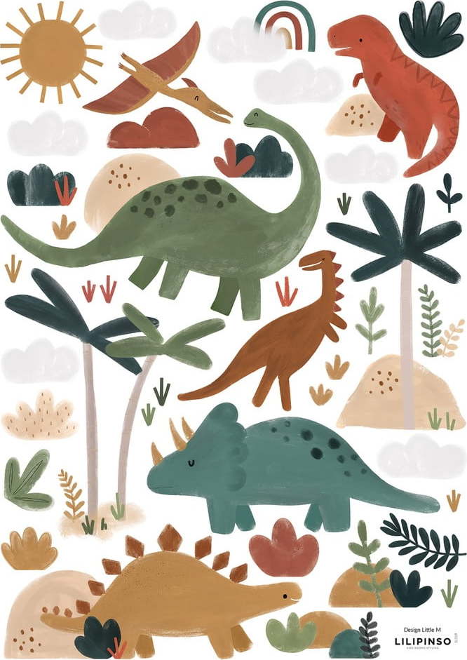 Arch samolepek 30x42 cm Great Dinosaurs – Lilipinso Lilipinso