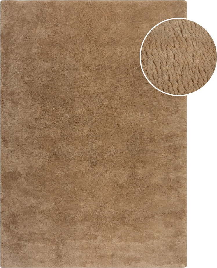 Hnědá syntetická kožešina 120x170 cm Faroe Wool Look Fur – Flair Rugs Flair Rugs