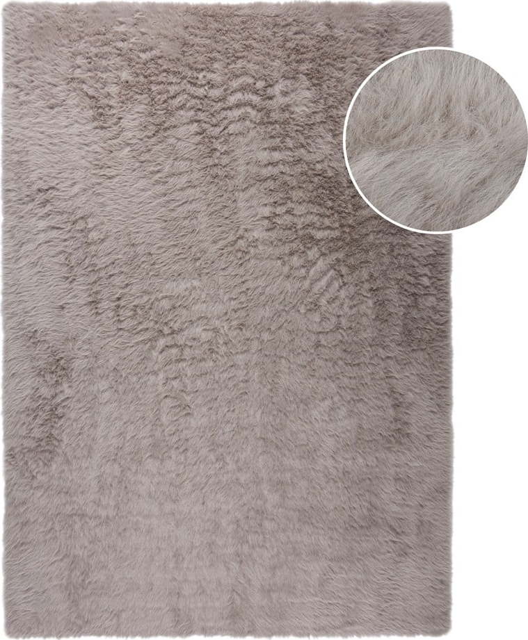 Hnědá syntetická kožešina 180x290 cm Alpine Faux Fur – Flair Rugs Flair Rugs