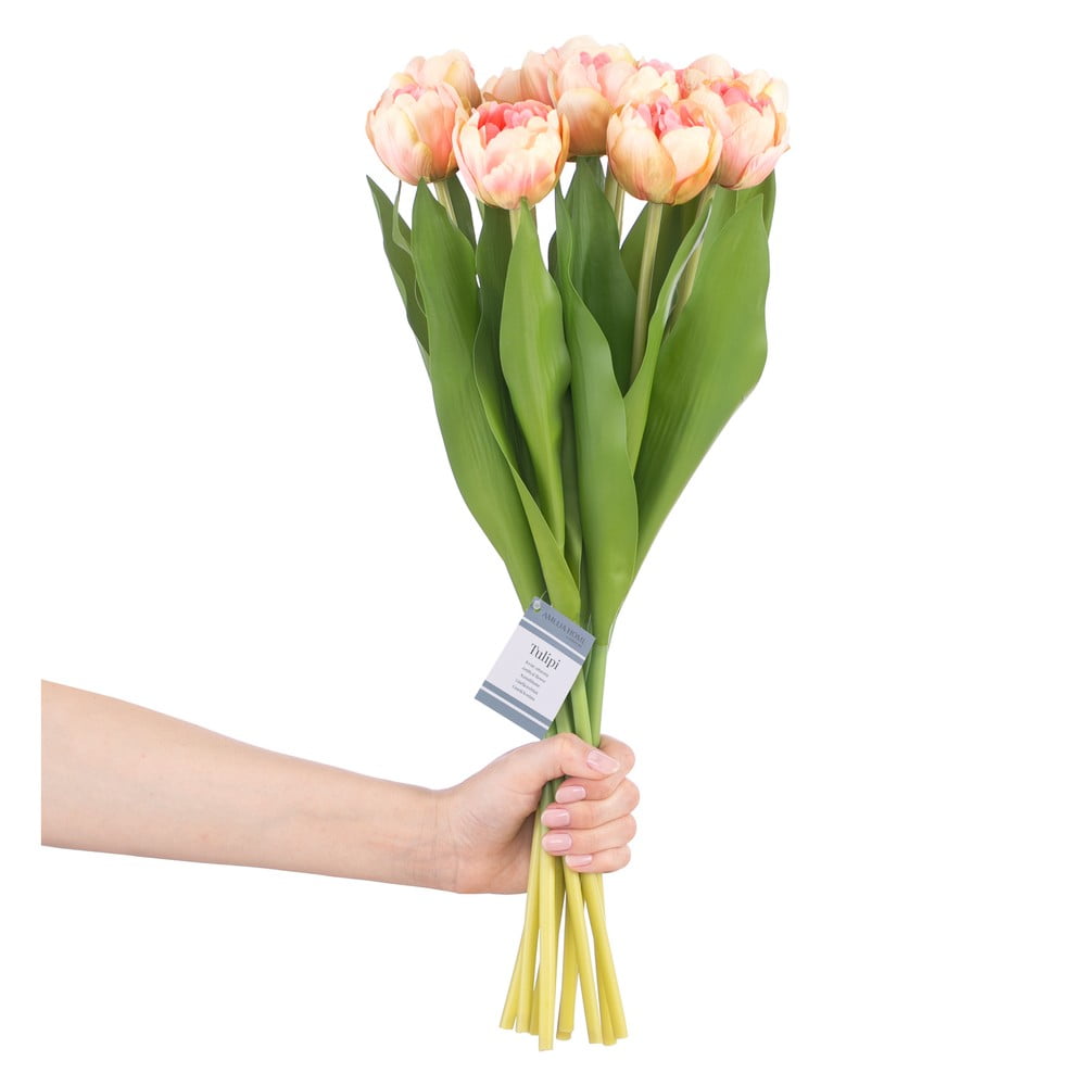 Umělé květiny v sadě 10 ks (výška 38 cm) Tulips – AmeliaHome AmeliaHome