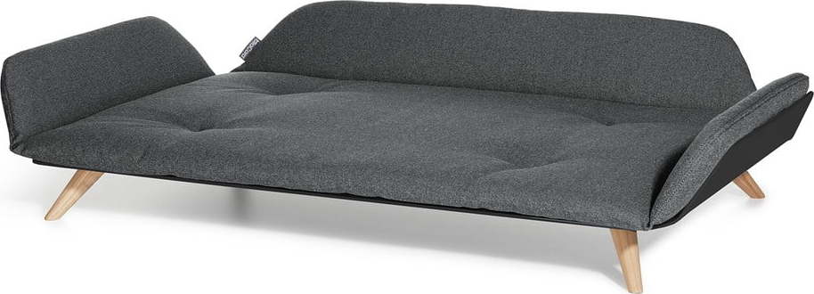 Antracitový pelíšek pro psa 69x101 cm Letto Mottled Anthracite M – MiaCara MiaCara