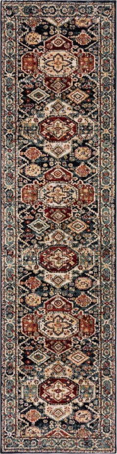 Tmavě modrý běhoun 60x230 cm Gillingham – Flair Rugs Flair Rugs