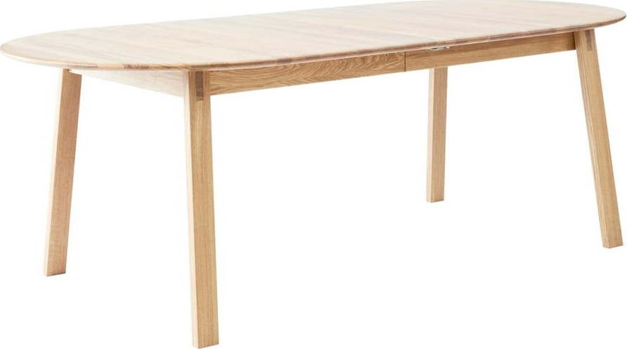 Rozkládací jídelní stůl z dubového dřeva v přírodní barvě 100x220 cm Amalfi – Hammel Furniture Hammel Furniture