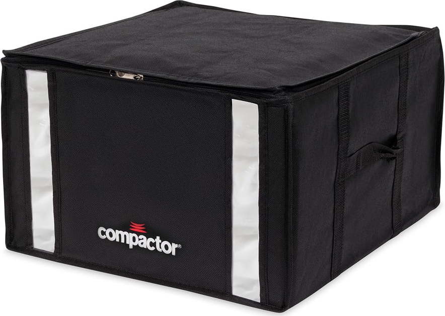 Černý úložný box na oblečení Compactor XXL Black Edition 3D Medium