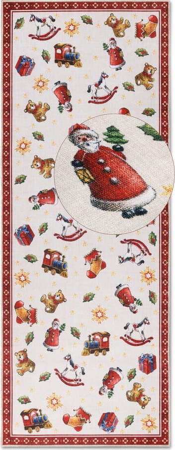 Červený běhoun s vánočním motivem 80x200 cm Red Christmas – Villeroy&Boch Villeroy & boch