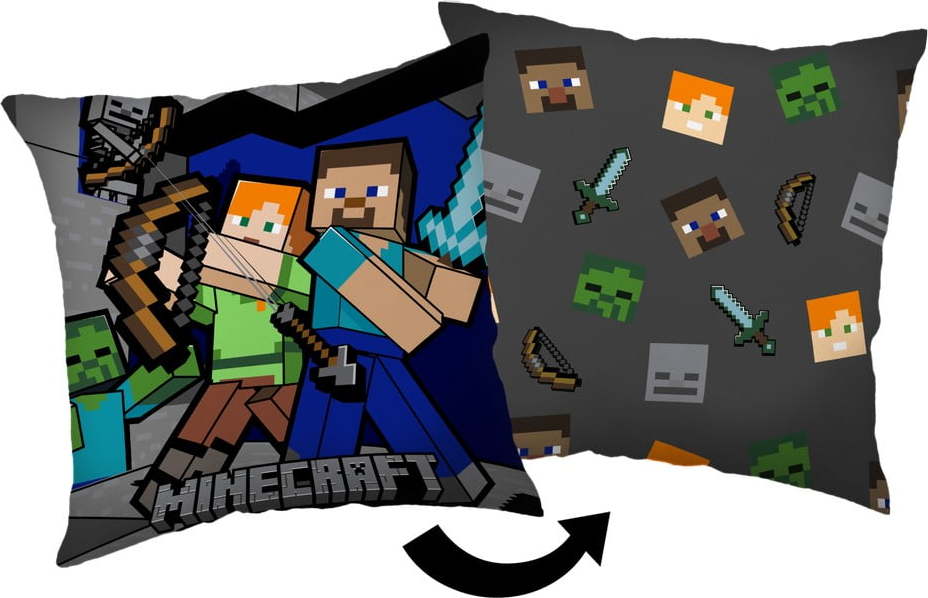 Dětský polštářek Minecraft Survival Mode – Jerry Fabrics Jerry Fabrics