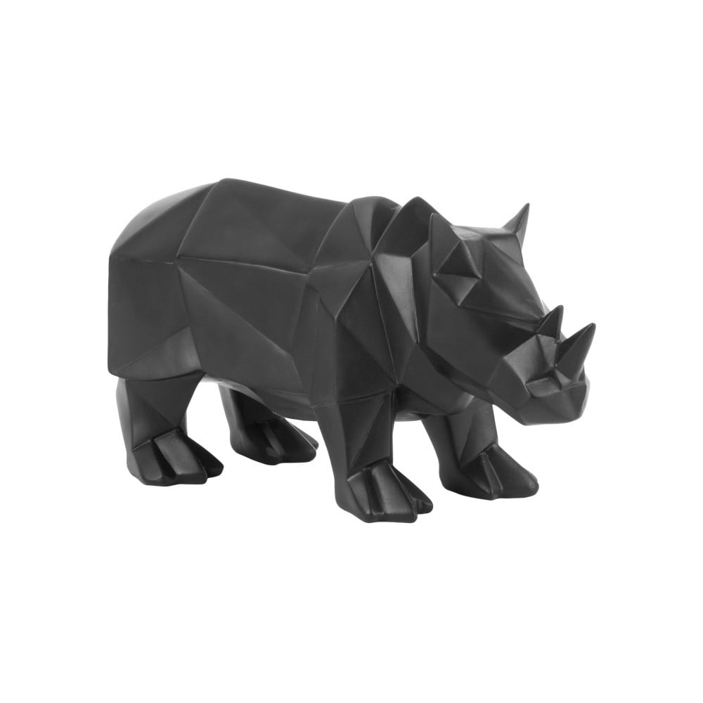 Matně černá soška PT LIVING Origami Rhino PT LIVING