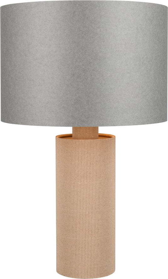 Šedo-béžová stolní lampa (výška 48 cm) Canio – Trio TRIO