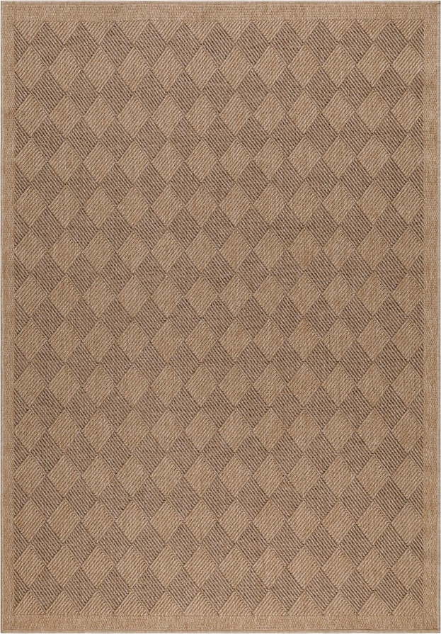 Venkovní běhoun v černo-přírodní barvě 80x250 cm Dhaka – Ayyildiz Carpets Ayyildiz Carpets