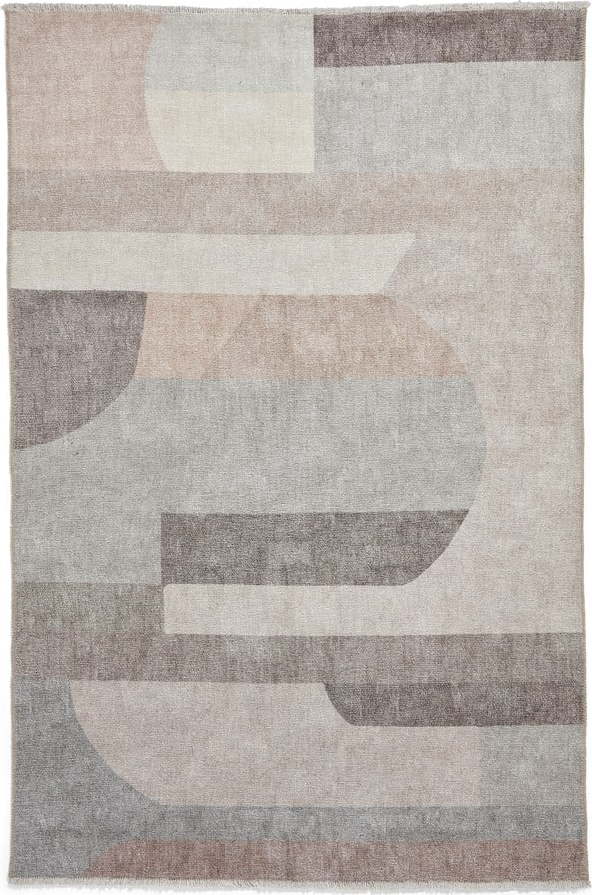 Béžový pratelný běhoun s příměsí bavlny 60x170 cm Whisper – Think Rugs Think Rugs