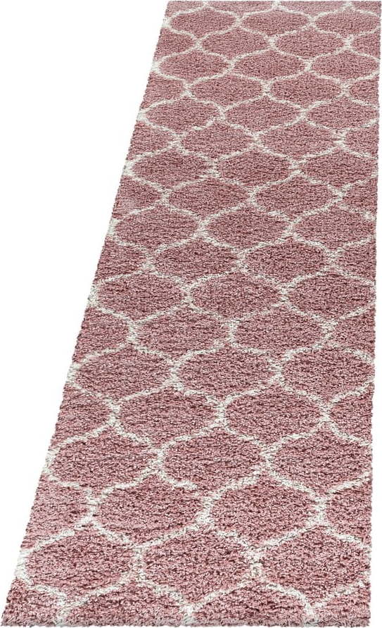 Růžový běhoun 80x250 cm Salsa – Ayyildiz Carpets Ayyildiz Carpets